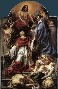 JORDAENS, Jacob St Charles Cares for the Plague Victims of Milan oil